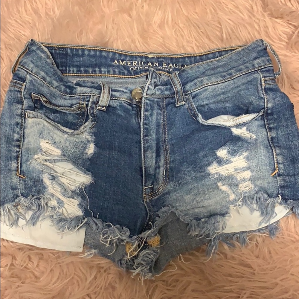 Hi rise shortie american eagles outfitters size 6